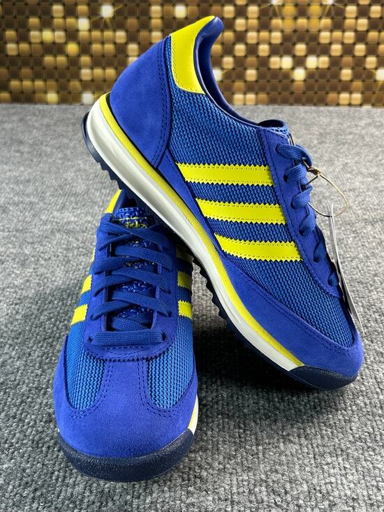 adidas Shoes - Adidas SL 72 RS Blue Yellow Running Shoes Women's Size 5